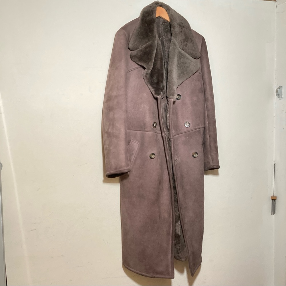 Real Sheepskin Men’s  full length overcoat